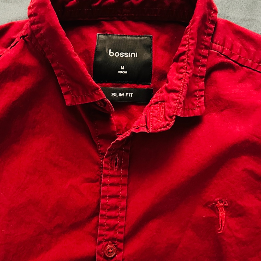 Red mens shirt
